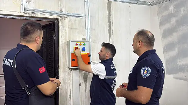 Seydişehir'de kırmızı etiketli asansörlere mühür! Denetimler devam ediyor