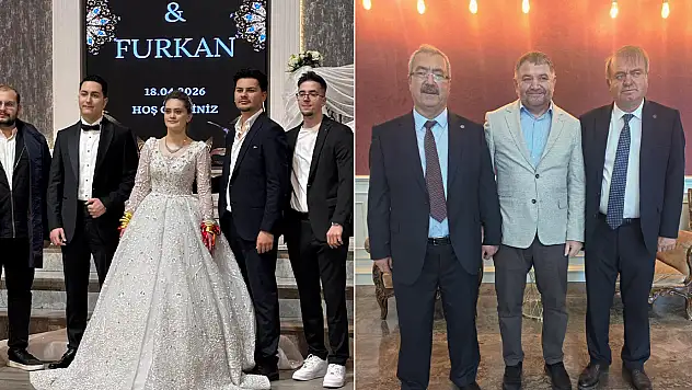 Siyaset ve iş dünyası Konya'daki düğünde bir araya geldi
