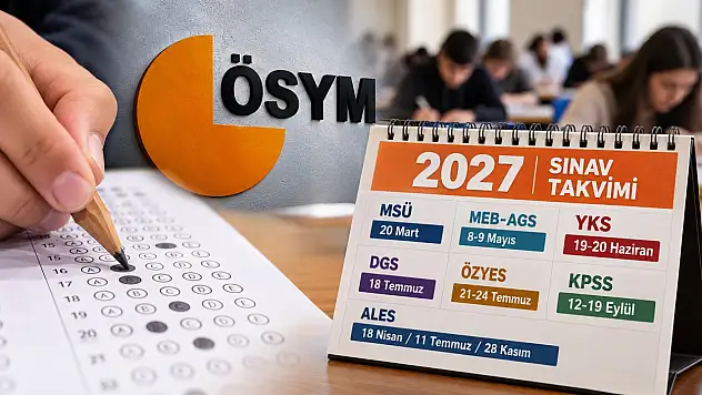 Son dakika: YKS takvimi açıklandı! İşte 2027 sınav tarihleri