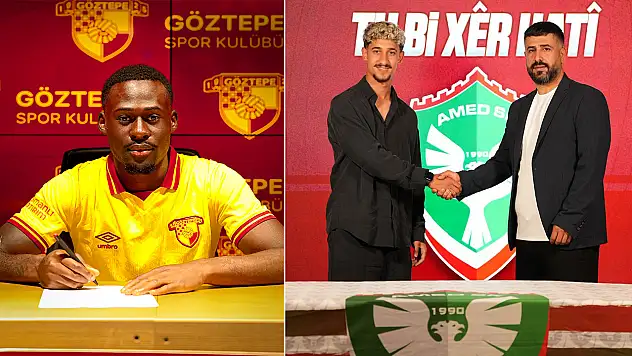 Süper Lig'de transfer hareketliliği: Göztepe ve Amed Sportif Faaliyetler'den hamle