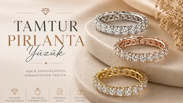 Tamtur Pırlanta Yüzük ile Sonsuzluk Sembolünü Parmağınıza Taşıyın