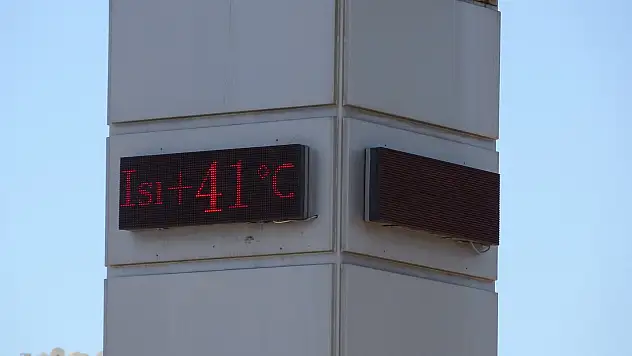 Termometreler 41 dereceyi gösterdi