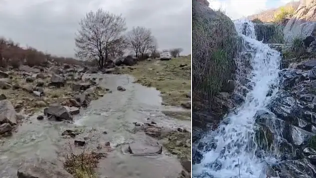 Yıllar sonra bir ilk: Karapınar'ın kuruyan yataklarından sular yükseliyor
