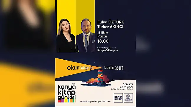 Konya Kitap Günleri'nde Fulya Öztürk ve Coşkun Başbuğ rüzgarı