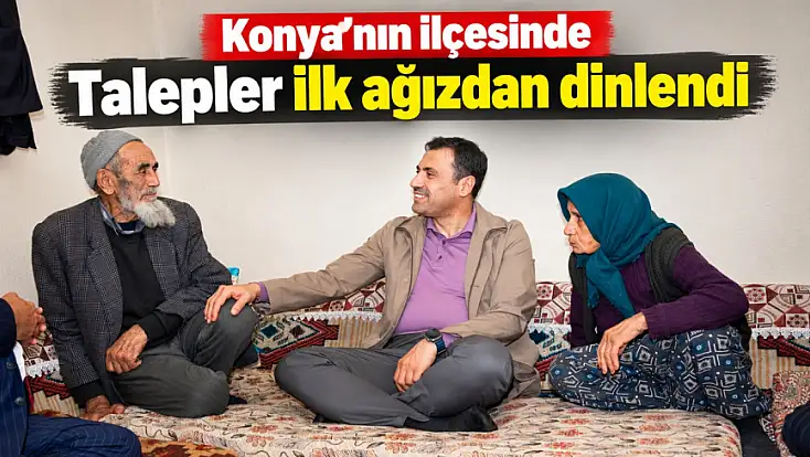 AK Parti Konya İl Başkanı hemşehrileriyle buluştu: Talepler ilk ağızdan dinlendi