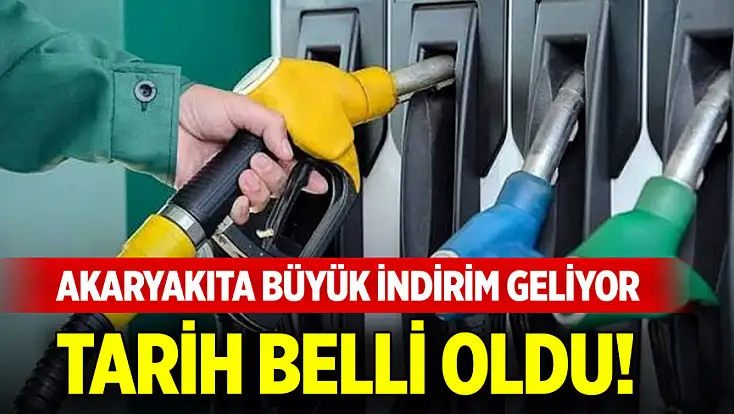 Akaryakıtta büyük indirim müjdesi: Tarih belli oldu