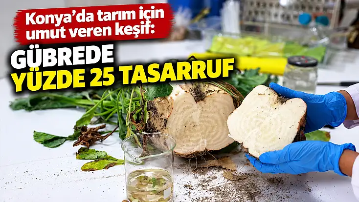 Konya’da tarım için umut veren keşif: Gübrede yüzde 25 tasarruf