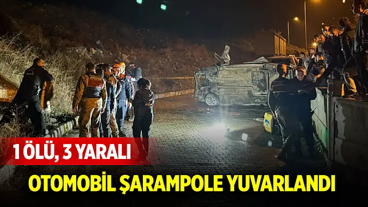 Otomobil şarampole yuvarlandı: 1 ölü, 3 yaralı