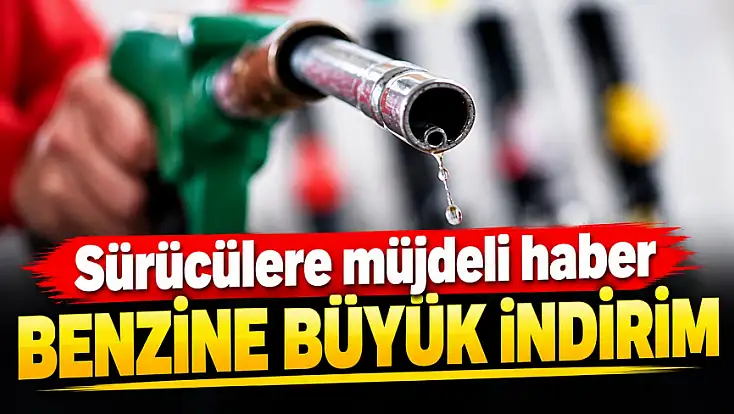 Sürücülere müjdeli haber: Benzine büyük indirim