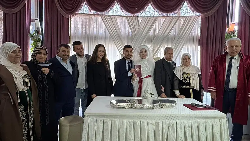 Buğur ile Karfa ailelerinin mutlu günü