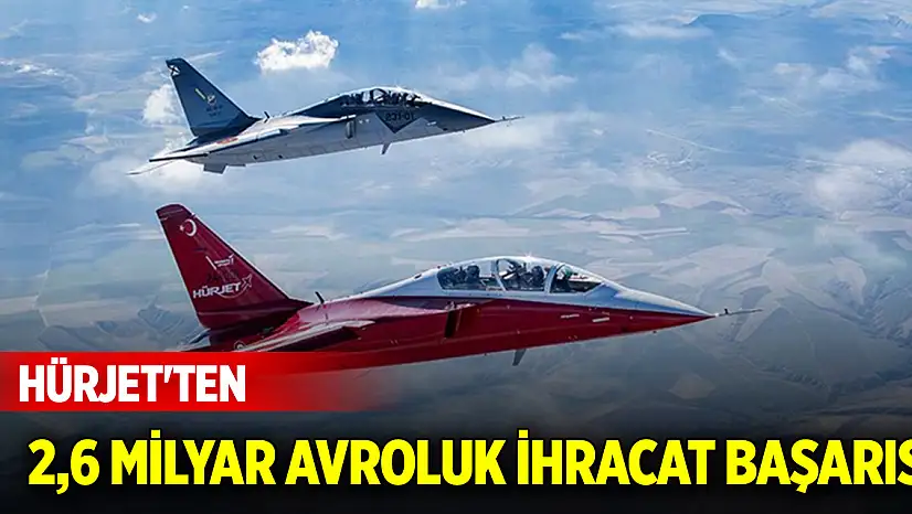 HÜRJET'ten 2,6 milyar avroluk ihracat başarısı