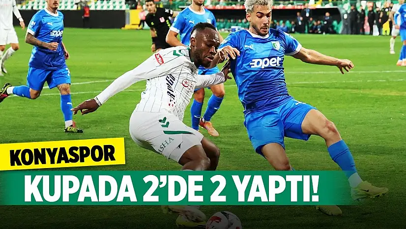 Konyaspor Bodrum'da kazandı, kupada 2'de 2 yaptı!