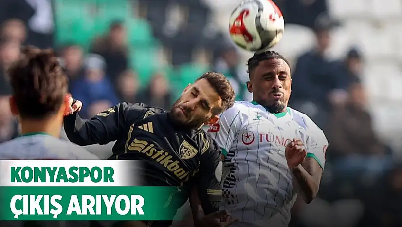 Konyaspor, Eyüpspor karşısında çıkış arıyor