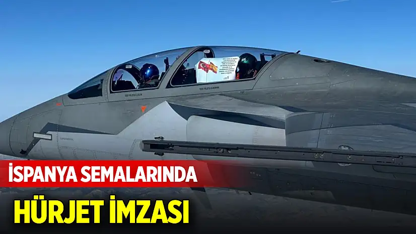 İspanya semalarında HÜRJET imzası: Tren kazasında ölenler için gökyüzündeydi