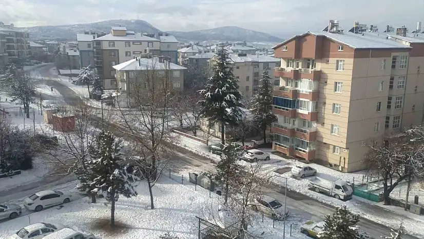 Beyşehir'de kar sevinci