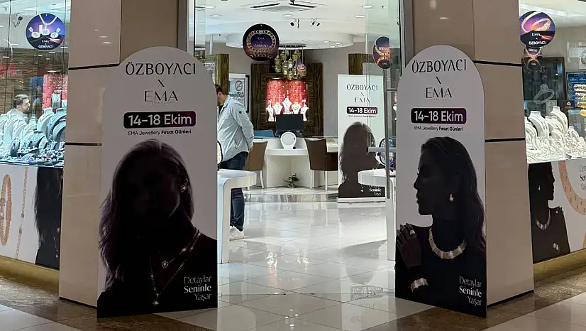 Konya'da mücevher tutkunlarına 5 günlük özel fırsat! Özboyacı Altın'da EMA Jewelry rüzgarı