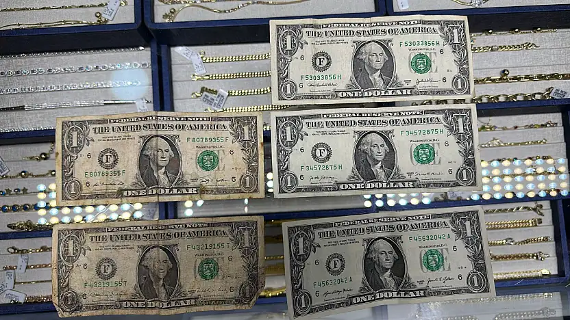Alihan Kuriş suç örgütüne yönelik soruşturmada, F serisi 5 adet 1 dolarlık banknot ele geçirildi