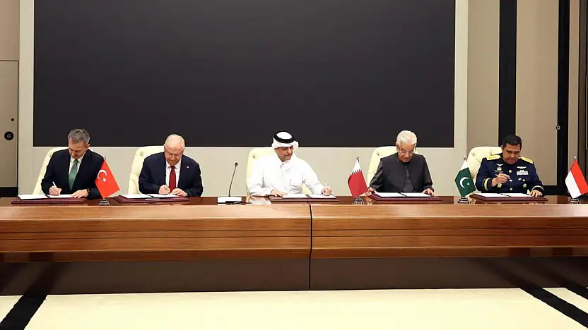 Doha'da tarihi savunma zirvesi: Türkiye, Katar, Pakistan ve Endonezya arasında 'Bedir' anlaşması