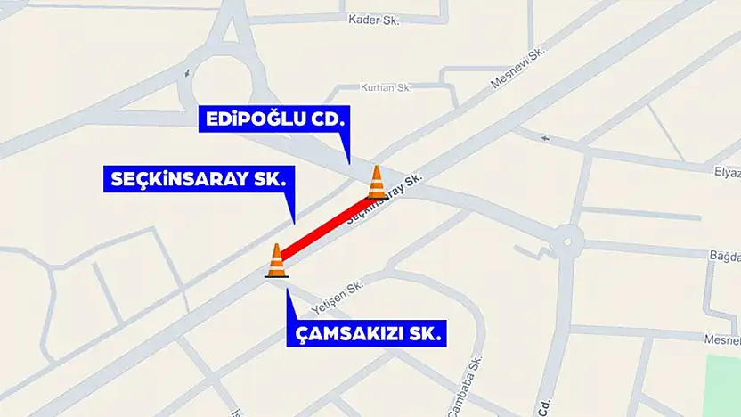 Konya AKOM duyurdu: O cadde çift yönlü trafiğe kapatıldı!