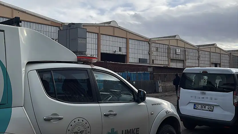 Konya'da amonyak tankı sızdırdı: Bir işçi zehirlendi