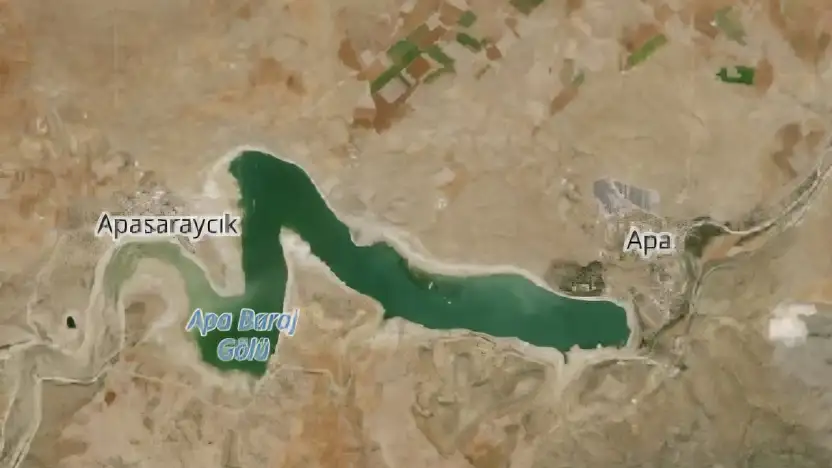 Konya'da kuruyan barajda sevindiren görüntü