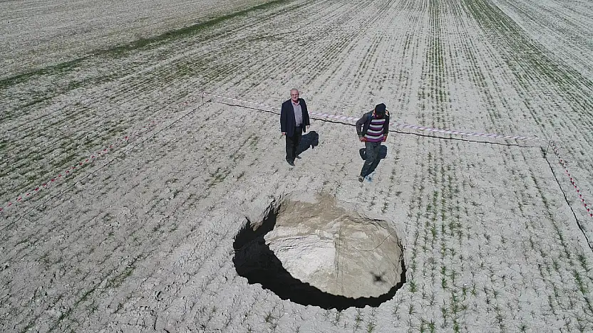 Konya'da obrukların yapısı değişti: Mağara çökmesi değil örtü tabakası boşalması