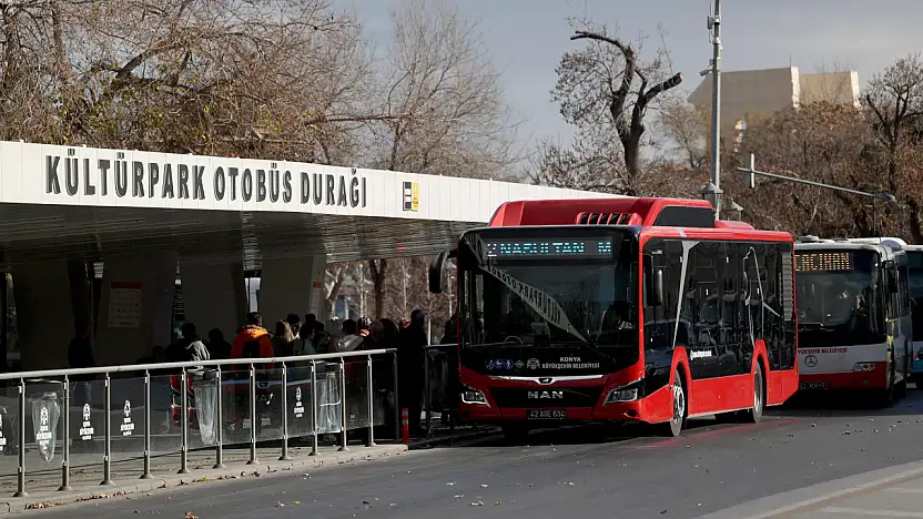 Konya'da pazar günü otobüslere ek sefer yapılacak