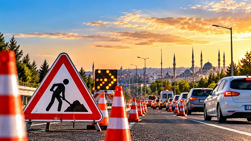 Konya'daki yol 6 saat trafiğe kapatılacak!