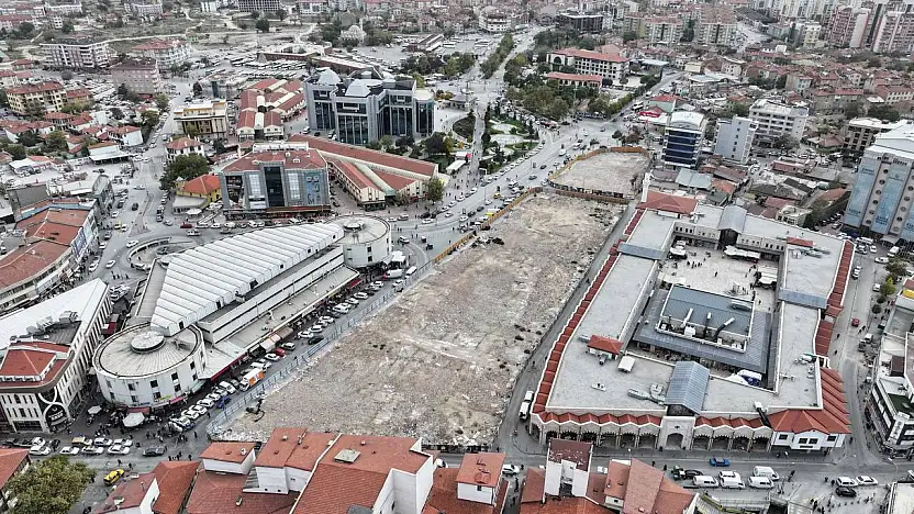 Konya Peynir Pazarı'nda ikinci etap yıkımları tamamlandı