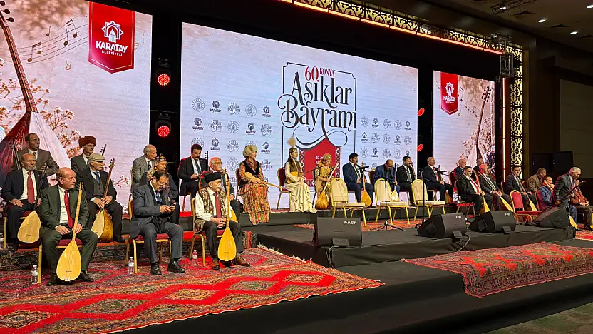 Kültürün öz bayramı: 60. Konya Aşıklar Bayramı başladı