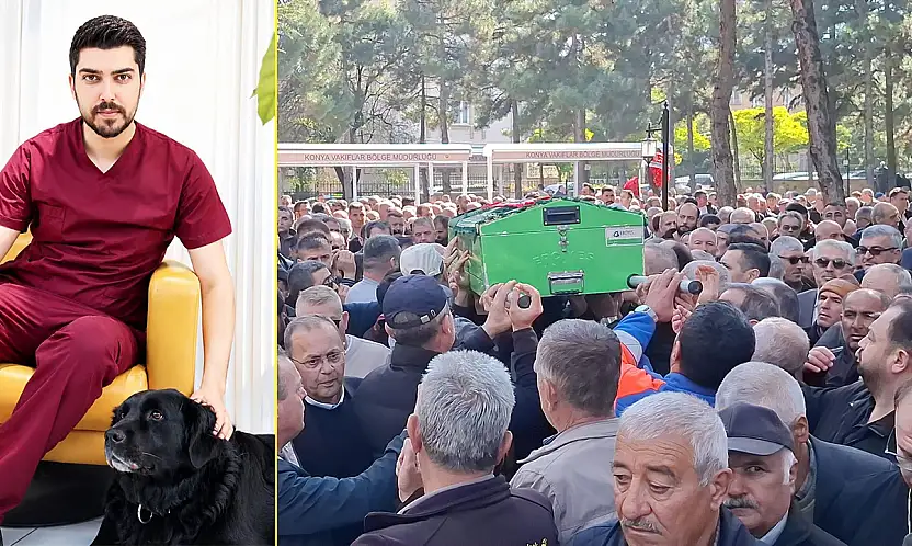 Konya'da kurşunların hayattan kopardığı gence acı veda