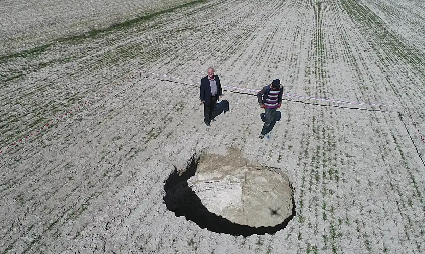 Konya'da obrukların yapısı değişti: Mağara çökmesi değil örtü tabakası boşalması