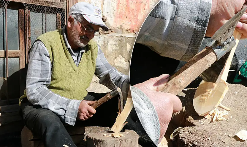 Konya'da yarım asırlık ata mirası: İlyas Usta ağaçları sanata dönüştürüyor