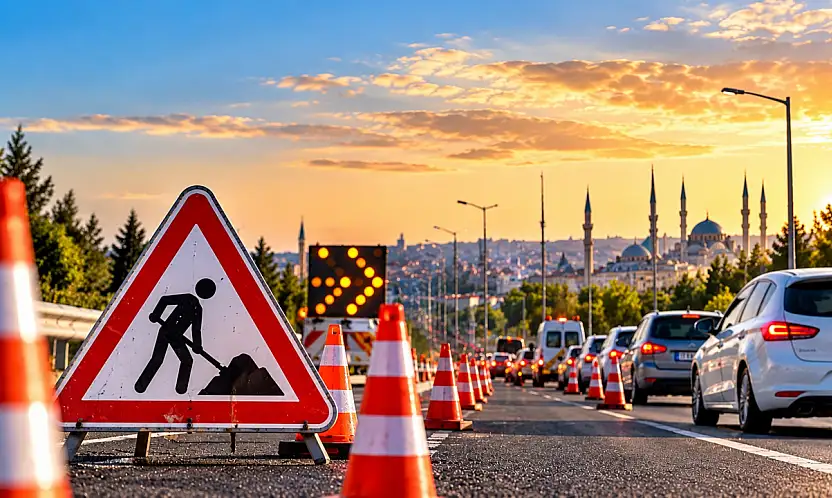 Konya'daki yol 6 saat trafiğe kapatılacak!