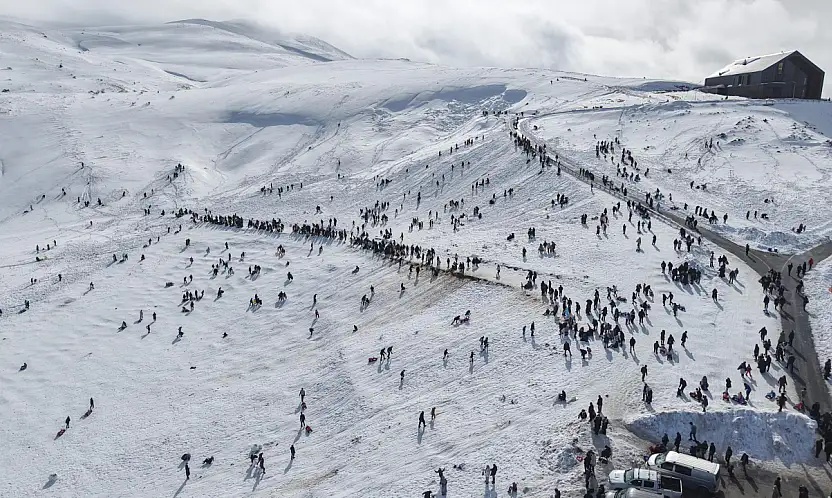 Konya Ovası'nda kayak keyfi