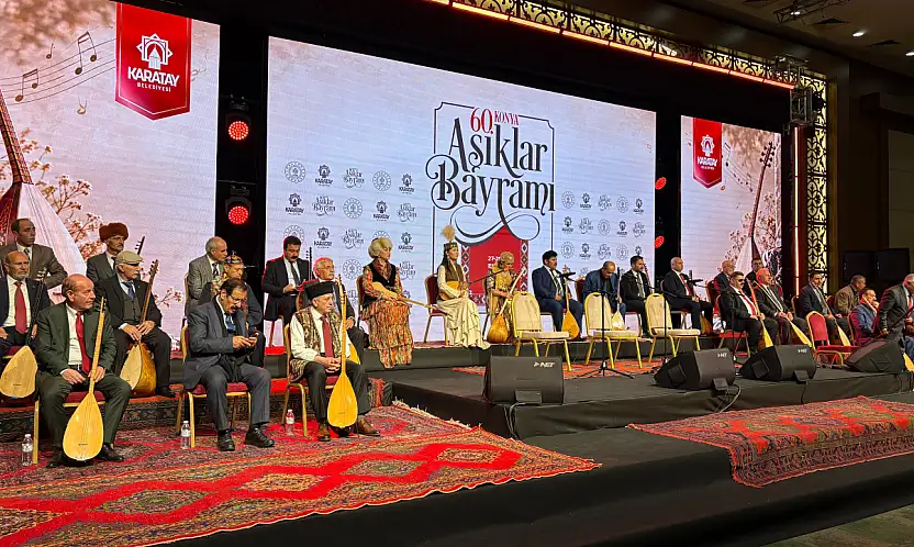 Kültürün öz bayramı: 60. Konya Aşıklar Bayramı başladı