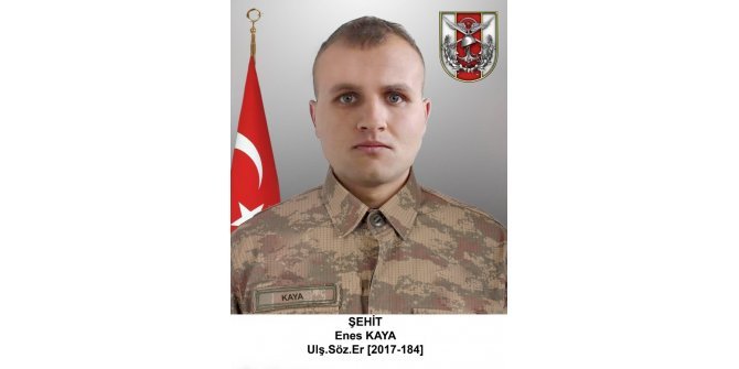 Bahar Kalkanı Harekatı’nda 1 asker şehit oldu