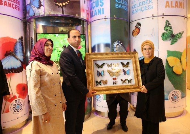 Emine Erdoğan, Selçuklu Kelebek Bahçesini gezdi