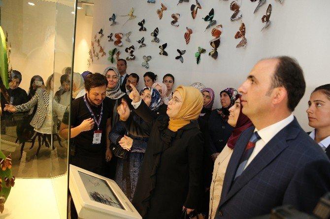 Emine Erdoğan, Selçuklu Kelebek Bahçesini gezdi
