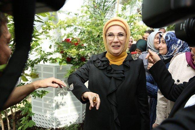 Emine Erdoğan, Selçuklu Kelebek Bahçesini gezdi