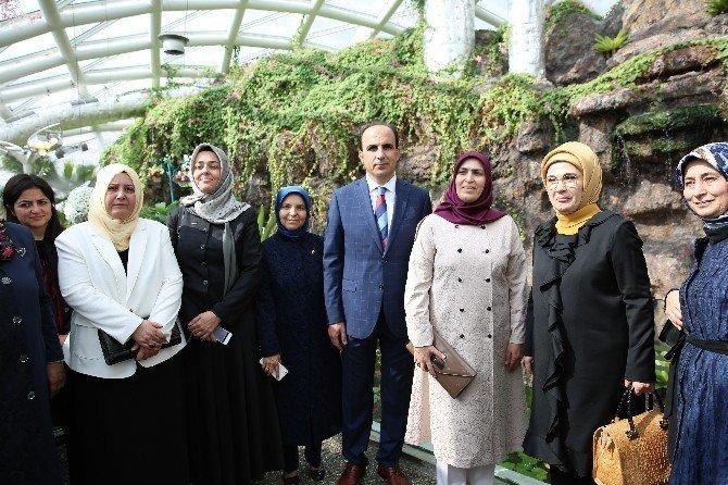 Emine Erdoğan, Selçuklu Kelebek Bahçesini gezdi