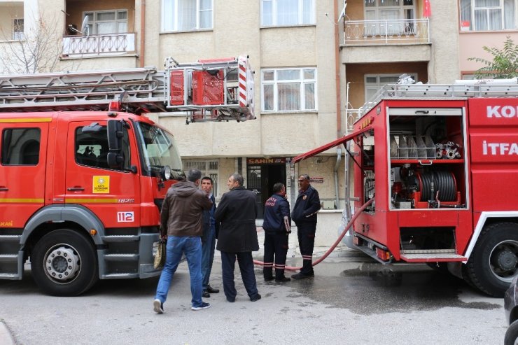 Konya’da patlama ihbarı ekipleri harekete geçirdi