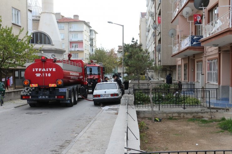 Konya’da patlama ihbarı ekipleri harekete geçirdi