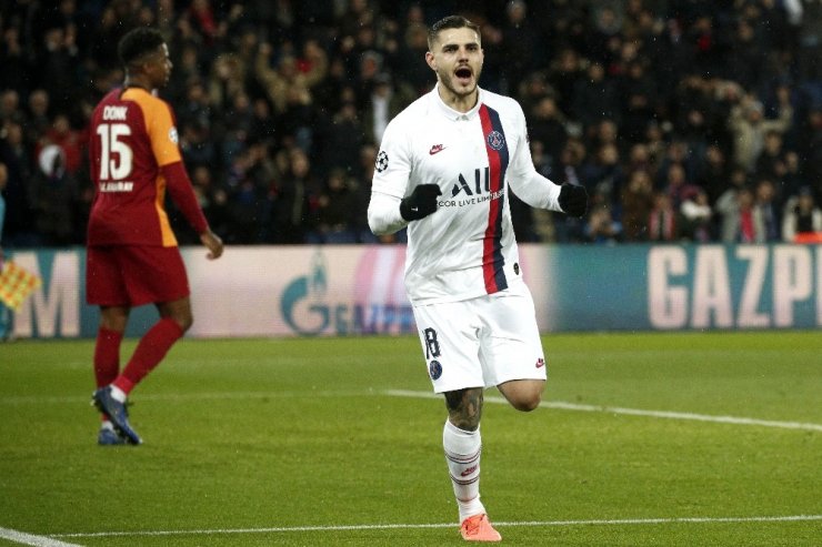 UEFA Şampiyonlar Ligi: Paris Saint-Germain: 2 - Galatasaray: 0 (İlk yarı)