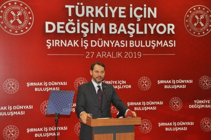 Bakan Albayrak müjdeyi Şırnak’tan verdi