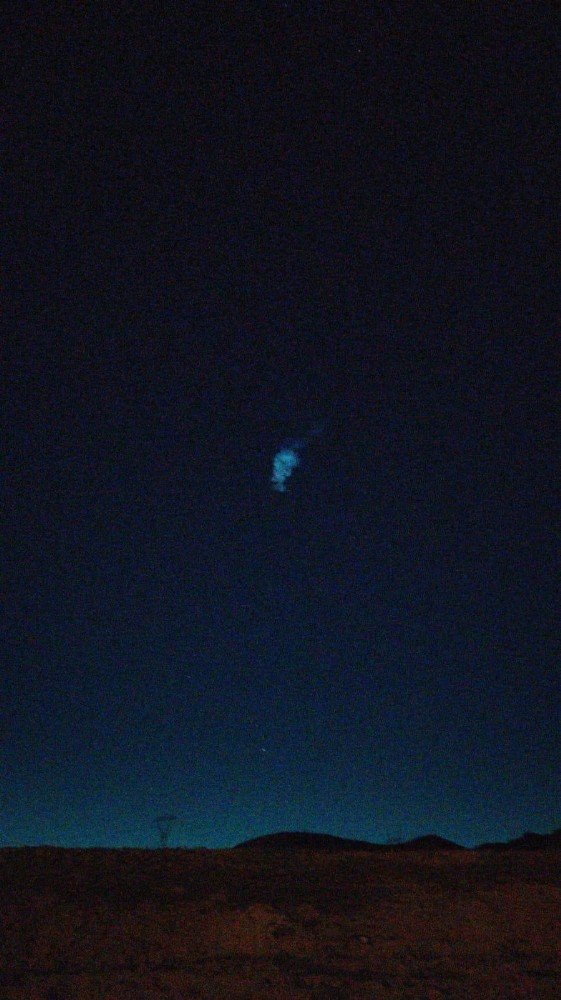 Göktaşı olduğu değerlendirilen cismin düştüğü an Erzurum’dan görüntülendi