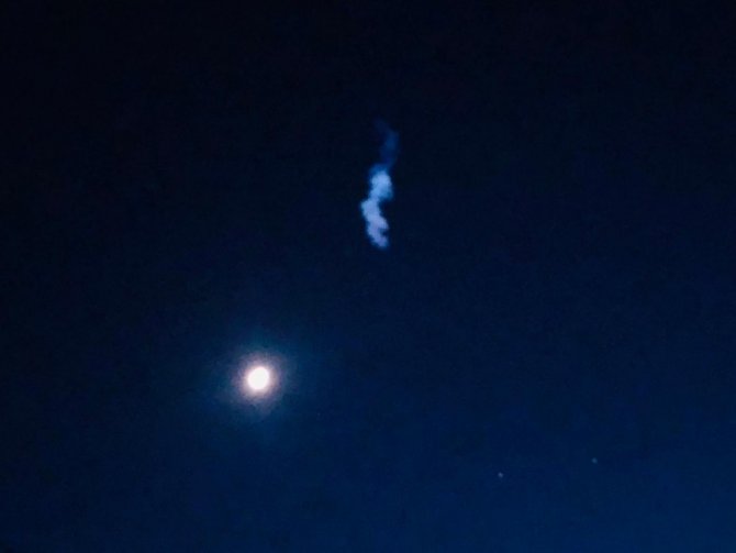 Göktaşı olduğu değerlendirilen cismin düştüğü an Erzurum’dan görüntülendi