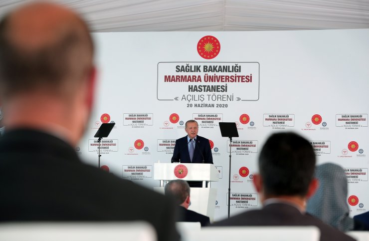 Cumhurbaşkanı Erdoğan, Prof. Dr. Asaf Atasever Hastanesi'nin açılışını gerçekleştirdi (1)