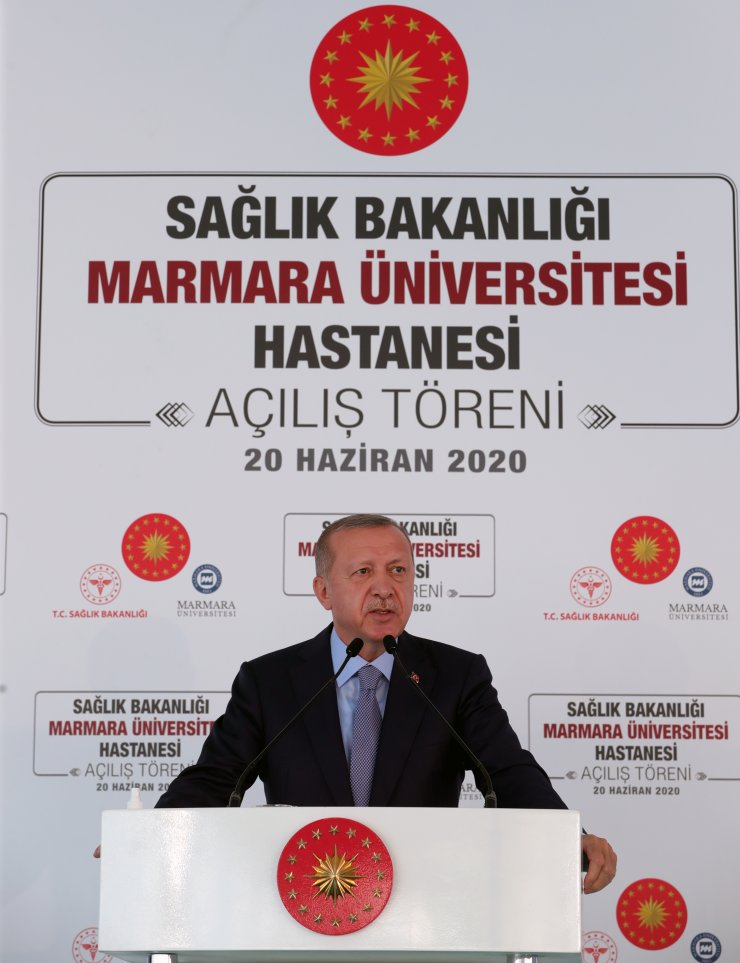 Cumhurbaşkanı Erdoğan, Prof. Dr. Asaf Atasever Hastanesi'nin açılışını gerçekleştirdi (1)
