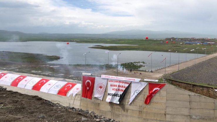 Tarıma can suyu olacak 'Kars Barajı' açıldı